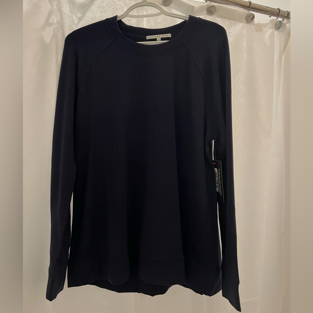 Long sleeve sweatshirt. Very warm and soft